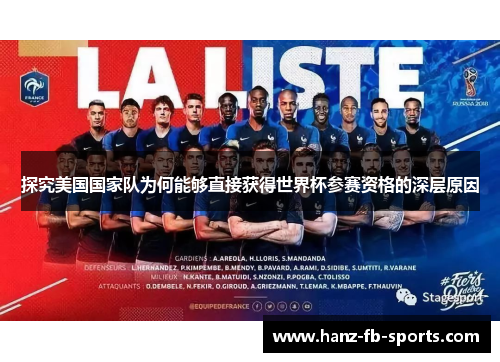 探究美国国家队为何能够直接获得世界杯参赛资格的深层原因